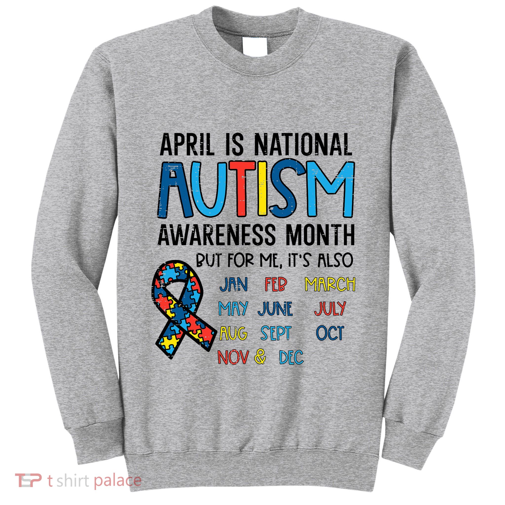 April Autism Awareness Month Acceptance Tall Sweatshirt