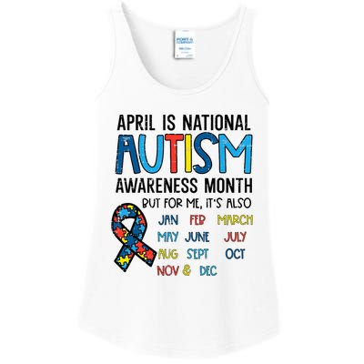 April Autism Awareness Month Acceptance Ladies Essential Tank