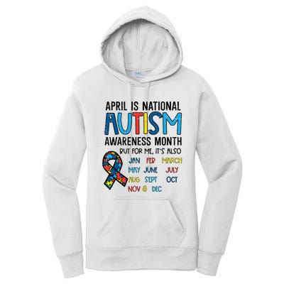 April Autism Awareness Month Acceptance Women's Pullover Hoodie