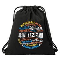 Activity Assistant Appreciation Activity Professionals Week Drawstring Bag
