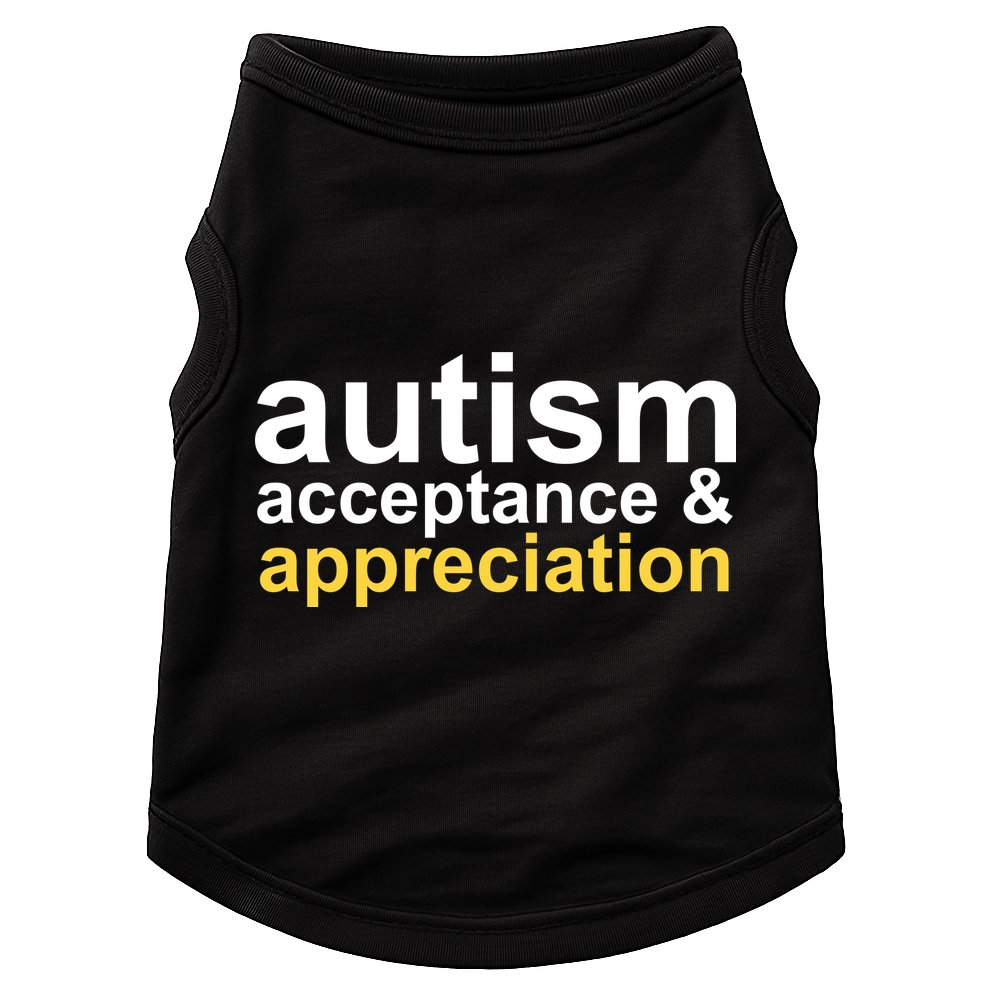 Autism Acceptance And Appreciation Doggie Tank