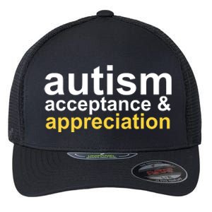 Autism Acceptance And Appreciation Flexfit Unipanel Trucker Cap