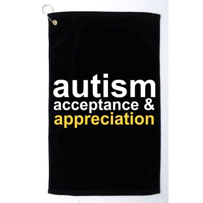 Autism Acceptance And Appreciation Golf Towel