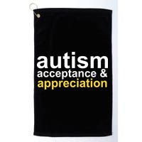 Autism Acceptance And Appreciation Golf Towel
