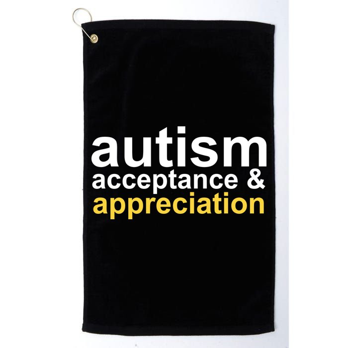 Autism Acceptance And Appreciation Golf Towel