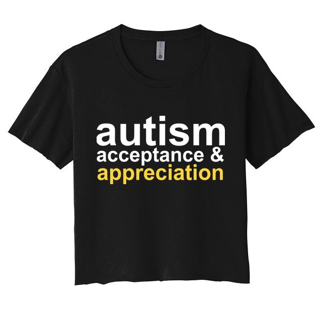 Autism Acceptance And Appreciation Crop Top