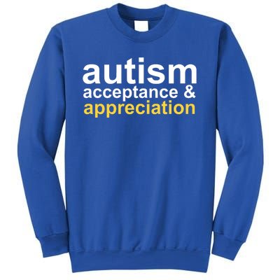 Autism Acceptance And Appreciation Sweatshirt