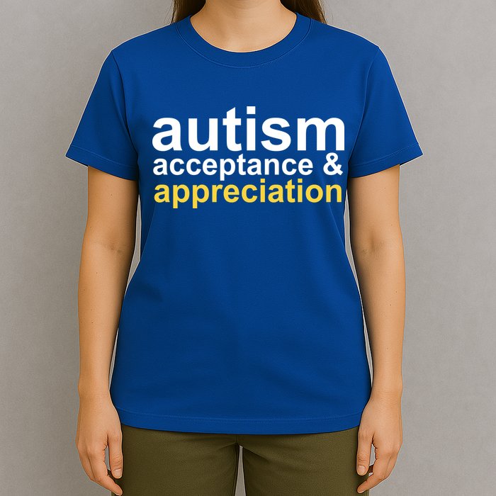 Autism Acceptance And Appreciation T-Shirt
