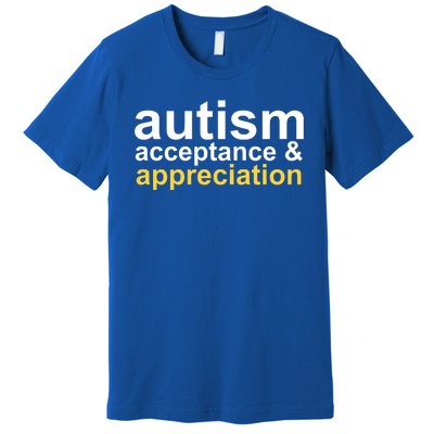 Autism Acceptance And Appreciation Premium T-Shirt