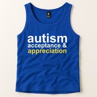 Autism Acceptance And Appreciation Tank Top