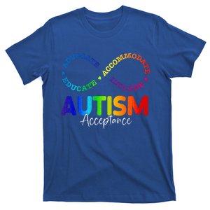 Autism Awareness Acceptance Infinity Symbol T-Shirt