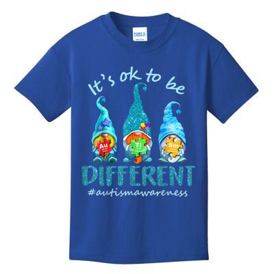 Autism Awareness Acceptance Its Ok To Be Different Cool Gift Kids T-Shirt