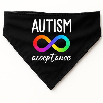 Autism Acceptance Awareness USA-Made Doggie Bandana