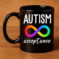 Autism Acceptance Awareness 11oz C Handle Ceramic Mug