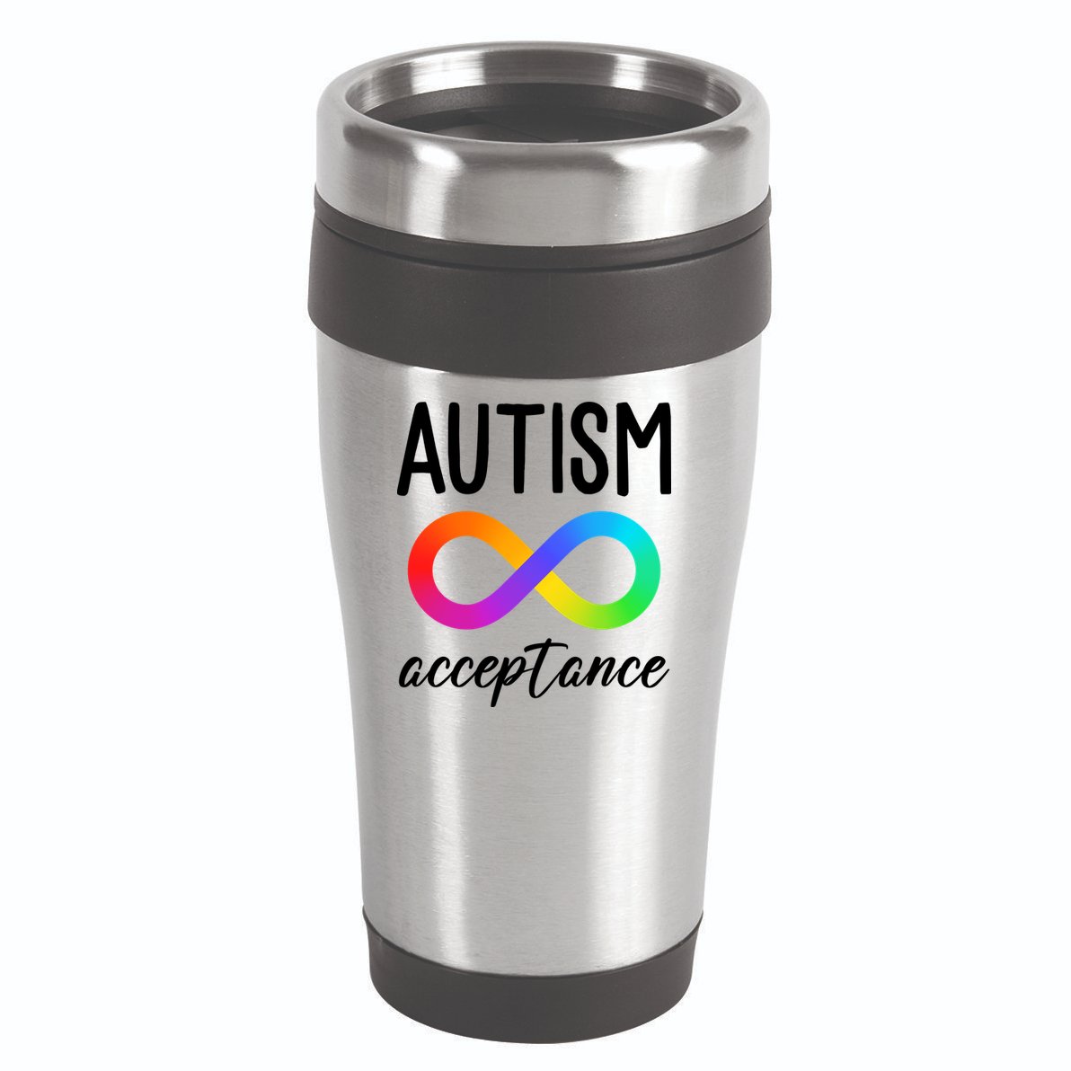 Autism Acceptance Awareness 16oz Travel Tumbler