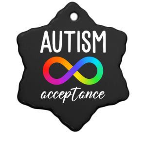 Autism Acceptance Awareness Ceramic Star Ornament