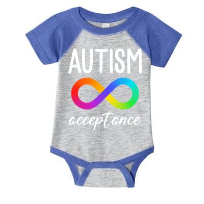 Autism Acceptance Awareness Infant Baby Jersey Bodysuit