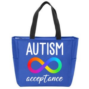 Autism Acceptance Awareness Zip Tote Bag