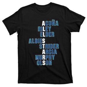 Atlanta AllStars Acuna Jr Austin Riley Bryce Elder Ozzie Albies Spencer Strider T-Shirt