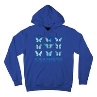 Autism Awareness Accept Love Understand Blue Butterflies Hoodie