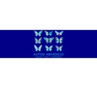 Autism Awareness Accept Love Understand Blue Butterflies Bumper Sticker