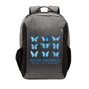 Autism Awareness Accept Love Understand Blue Butterflies Vector Backpack