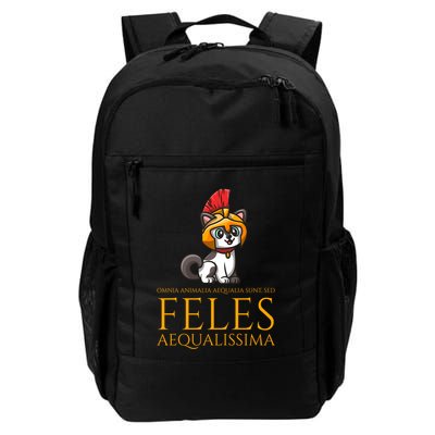 All Animals Are Equal But The Cat Is The Most Equal Ancient Roman History Cl Daily Commute Backpack