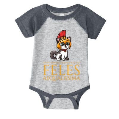 All Animals Are Equal But The Cat Is The Most Equal Ancient Roman History Cl Infant Baby Jersey Bodysuit