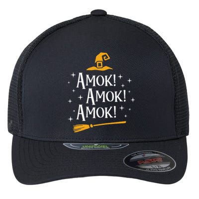 Amok Amok Amok Cute Costume Idea Sisters Halloweens Flexfit Unipanel Trucker Cap