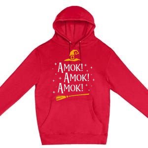 Amok Amok Amok Cute Costume Idea Sisters Halloweens Premium Pullover Hoodie