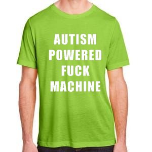 Autism Awareness Autism Powered Fck Machine Adult ChromaSoft Performance T-Shirt