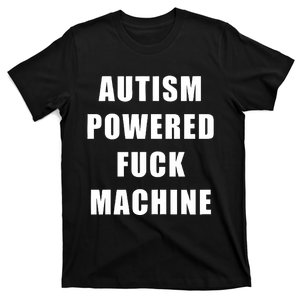 Autism Awareness Autism Powered Fck Machine T-Shirt