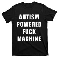 Autism Awareness Autism Powered Fck Machine T-Shirt