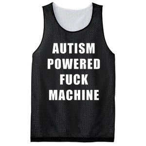 Autism Awareness Autism Powered Fck Machine Mesh Reversible Basketball Jersey Tank