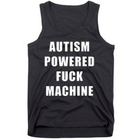 Autism Awareness Autism Powered Fck Machine Tank Top