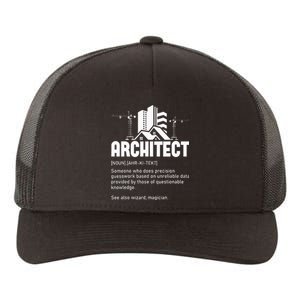 Architect Architecture Artwork Design Building Planner Yupoong Adult 5-Panel Trucker Hat