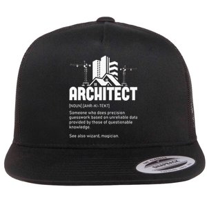 Architect Architecture Artwork Design Building Planner Flat Bill Trucker Hat