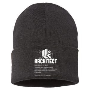 Architect Architecture Artwork Design Building Planner Sustainable Knit Beanie