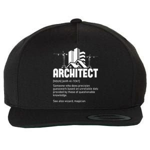 Architect Architecture Artwork Design Building Planner Wool Snapback Cap