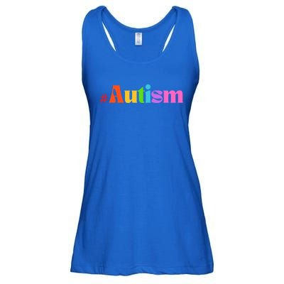 Autistic Acceptence Autism Awareness Month Cute Gift Ladies Essential Flowy Tank