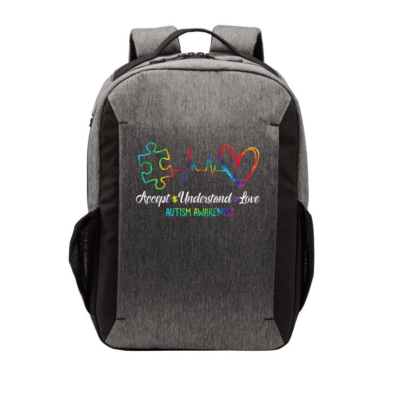 Autism Awareness Accept Understand Love Autism Mom Tie Dye Vector Backpack