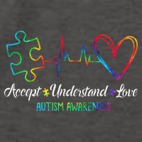 Autism Awareness Accept Understand Love Autism Mom Tie Dye Vector Backpack