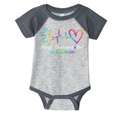 Autism Awareness Accept Understand Love Autism Mom Tie Dye Infant Baby Jersey Bodysuit