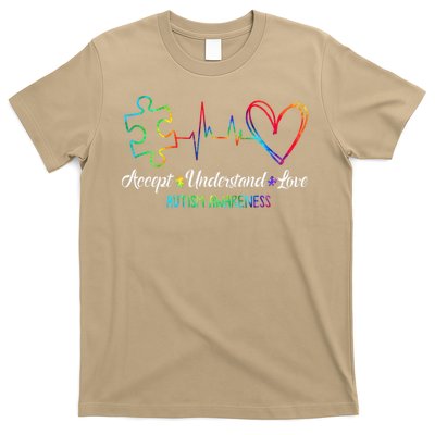 Autism Awareness Accept Understand Love Autism Mom Tie Dye T-Shirt