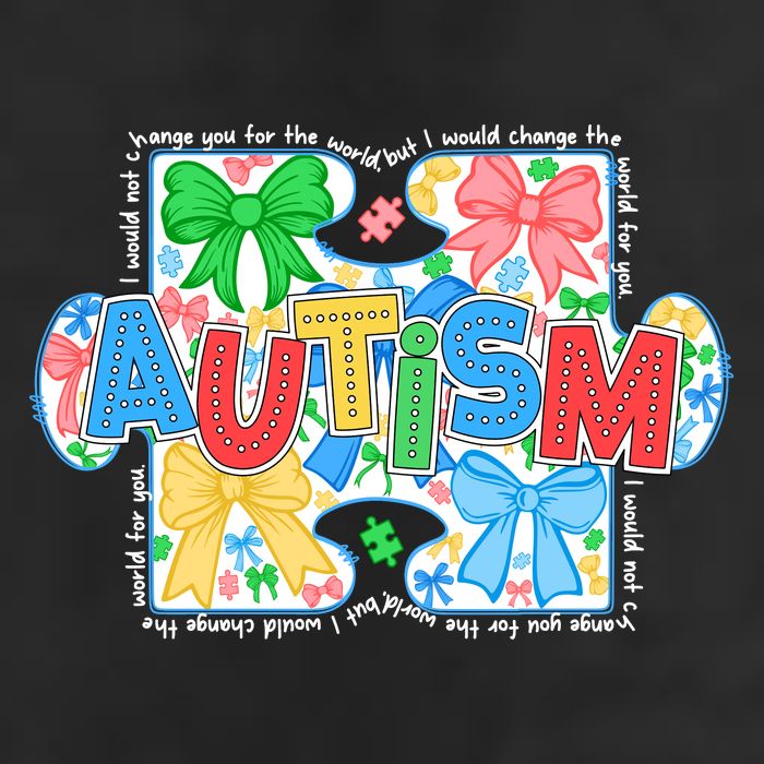 Autism Awareness 7 Panel Mesh Trucker Snapback Hat