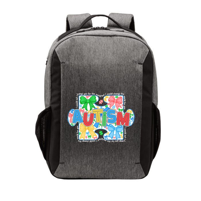Autism Awareness Vector Backpack