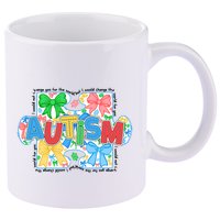 Autism Awareness 11oz C Handle Ceramic Mug