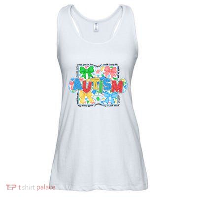 Autism Awareness Ladies Essential Flowy Tank