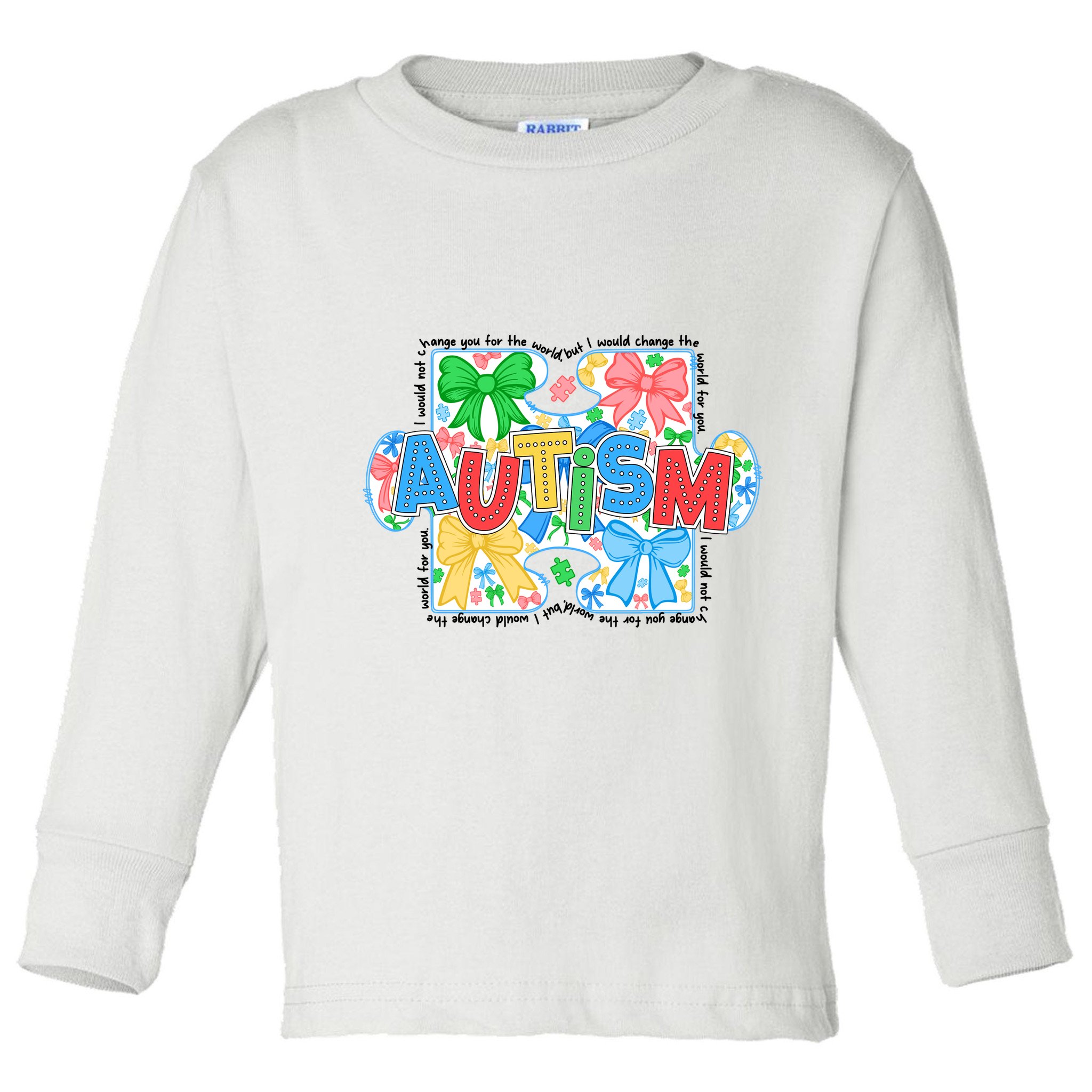 Autism Awareness Toddler Long Sleeve Shirt