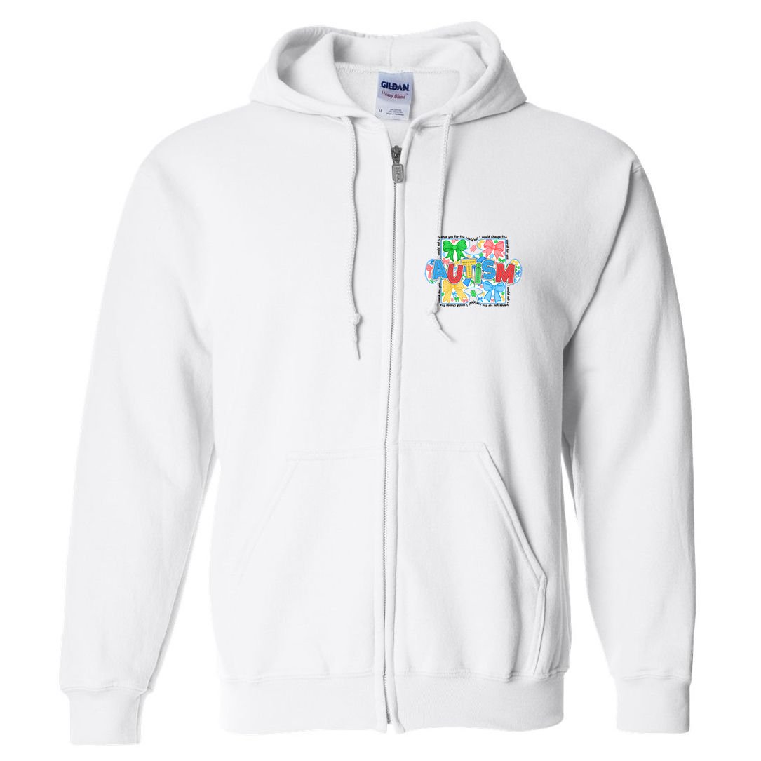 Autism Awareness Full Zip Hoodie